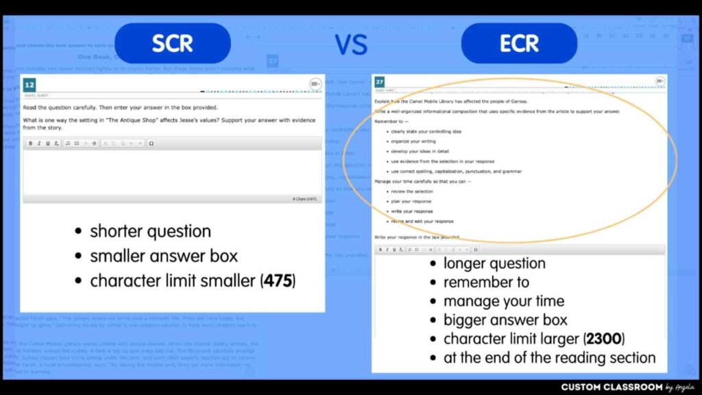 STAAR ECR example prompt 